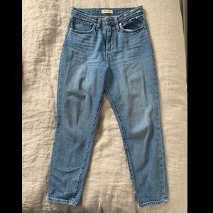 Madewell Mom Jeans in Melva Wash - Size 27